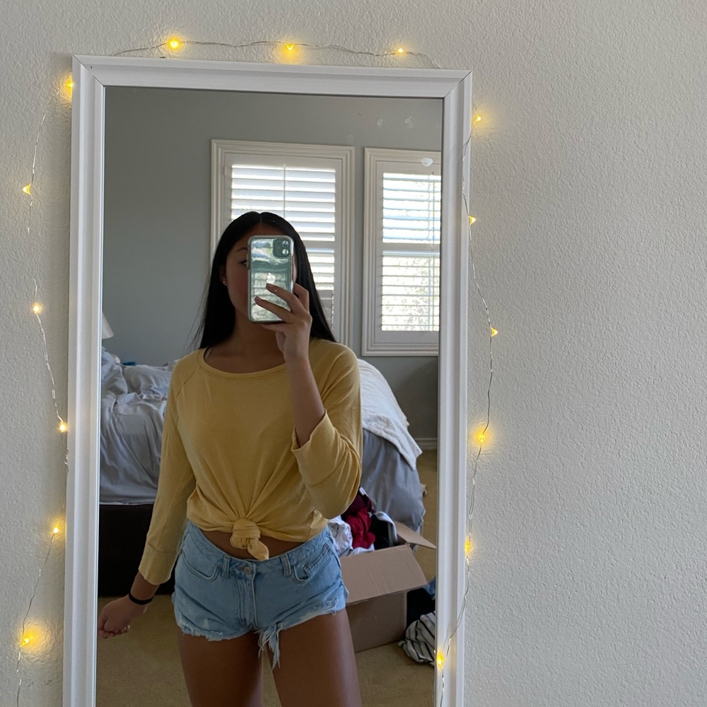 yellow long sleeve